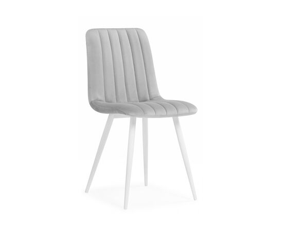 Стул на металлокаркасе Дани светло-серый (zd 960) / белый np | Интернет магазин мебели и декора LifeDekor