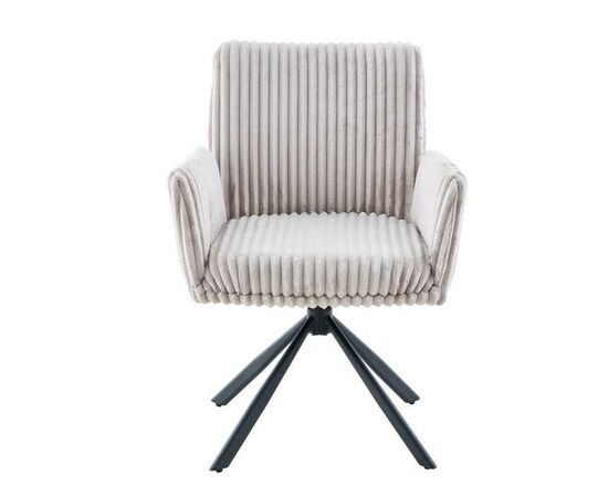 Стул DikLine 6827 т.к Бежевая Velo 30, опоры черные, изображение 5 | Интернет магазин мебели и декора LifeDekor