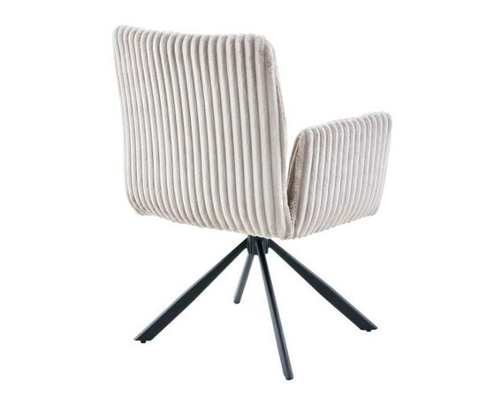 Стул DikLine 6827 т.к Бежевая Velo 30, опоры черные, изображение 3 | Интернет магазин мебели и декора LifeDekor