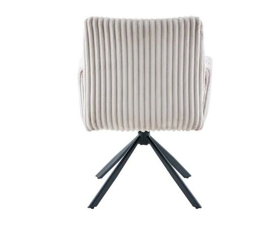 Стул DikLine 6827 т.к Бежевая Velo 30, опоры черные, изображение 2 | Интернет магазин мебели и декора LifeDekor