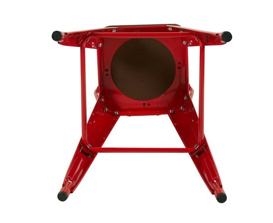 Стул барный TOLIX со спинкой красный глянцевый + темное дерево KD, изображение 9 | Интернет магазин мебели и декора LifeDekor