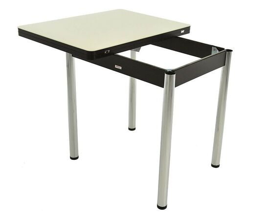 Стол «Бари» стекло молочный, венге, изображение 3 | Интернет магазин мебели и декора LifeDekor