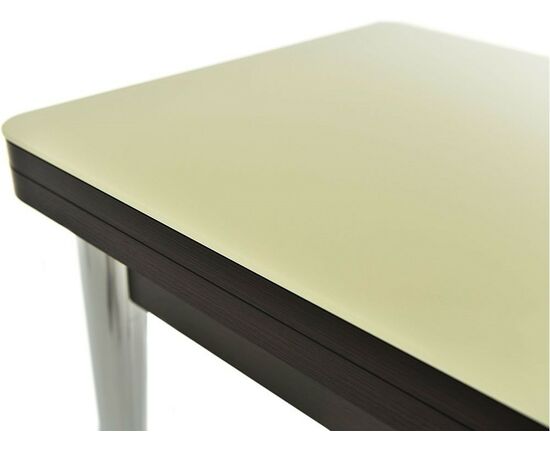 Стол «Бари» стекло молочный, венге, изображение 6 | Интернет магазин мебели и декора LifeDekor