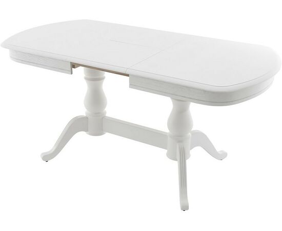 Стол «Фабрицио-2м» (мыло) 120x80, белая эмаль, изображение 4 | Интернет магазин мебели и декора LifeDekor