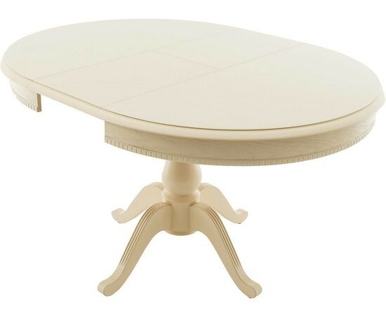 Стол «Фабрицио 1» GLASS (D 1000), слоновая кость, изображение 3 | Интернет магазин мебели и декора LifeDekor