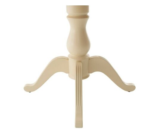 Стол «Фабрицио 1» GLASS (D 1000), слоновая кость, изображение 4 | Интернет магазин мебели и декора LifeDekor