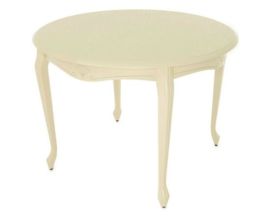 Стол «Кабриоль» круг (D 105), слоновая кость, изображение 2 | Интернет магазин мебели и декора LifeDekor