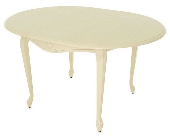 Стол «Кабриоль» круг (D 105), слоновая кость, изображение 4 | Интернет магазин мебели и декора LifeDekor