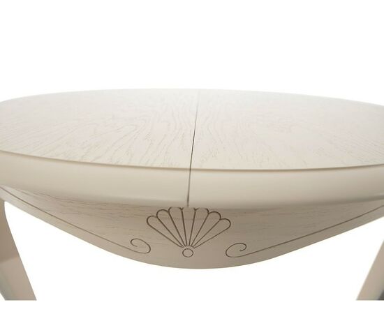 Стол «Кабриоль» круг (D 105), слоновая кость, изображение 7 | Интернет магазин мебели и декора LifeDekor