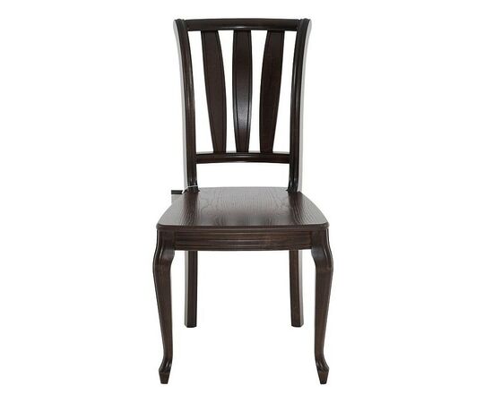 Обеденная группа (Стол Кабриоль GLASS и 4 стула Кабриоль жесткий), орех темный, изображение 10 | Интернет магазин мебели и декора LifeDekor