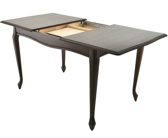 Обеденная группа (Стол Кабриоль и 4 стула Кабриоль с жесткой спинкой), орех темный, изображение 4 | Интернет магазин мебели и декора LifeDekor