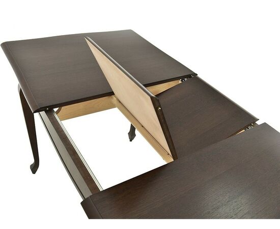 Обеденная группа (Стол Кабриоль и 4 стула Кабриоль с жесткой спинкой), орех темный, изображение 6 | Интернет магазин мебели и декора LifeDekor