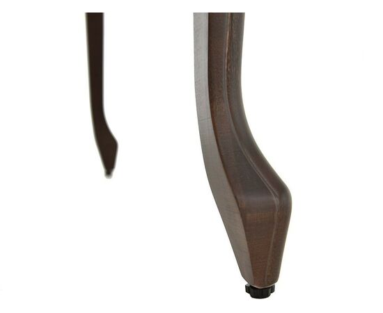 Обеденная группа (Стол Кабриоль и 4 стула Кабриоль с жесткой спинкой), орех темный, изображение 8 | Интернет магазин мебели и декора LifeDekor