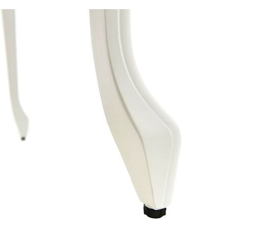 Обеденная группа (Стол Кабриоль и 4 стула Кабриоль с жесткой спинкой), эмаль белая, изображение 9 | Интернет магазин мебели и декора LifeDekor