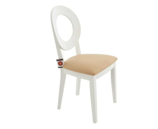 Обеденная группа (Стол Кабриоль и 4 стула Коломбо-2), эмаль белая, изображение 10 | Интернет магазин мебели и декора LifeDekor