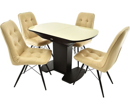 Стул «Бордо» Оттава беж., паук черный, изображение 8 | Интернет магазин мебели и декора LifeDekor