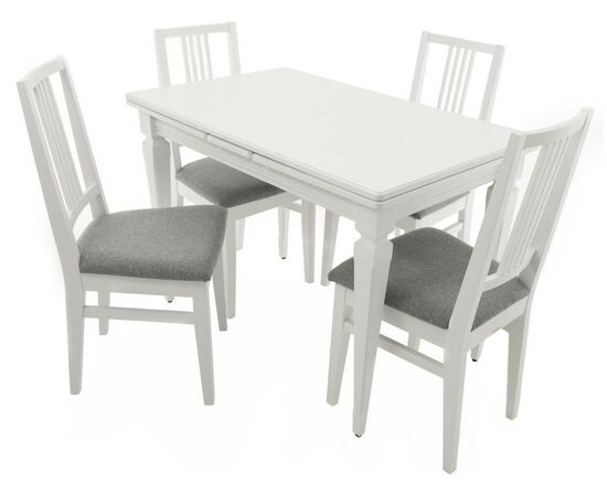 Стол «Греция» 110x70, белая эмаль, изображение 9 | Интернет магазин мебели и декора LifeDekor