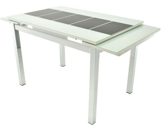 Стол «Шанхай» каре, бело-черный, изображение 3 | Интернет магазин мебели и декора LifeDekor