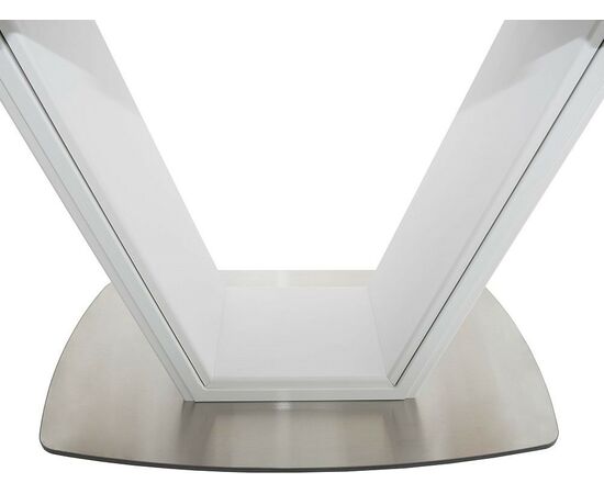 Стол «Севилья» MODERN ПМ стекло OPTI, белый, изображение 8 | Интернет магазин мебели и декора LifeDekor