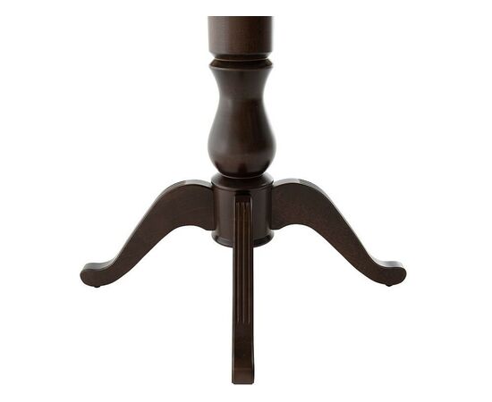 Обеденная группа (Стол Фабрицио-1 Glass и 4 стула Помпей Люкс), орех темный, изображение 8 | Интернет магазин мебели и декора LifeDekor