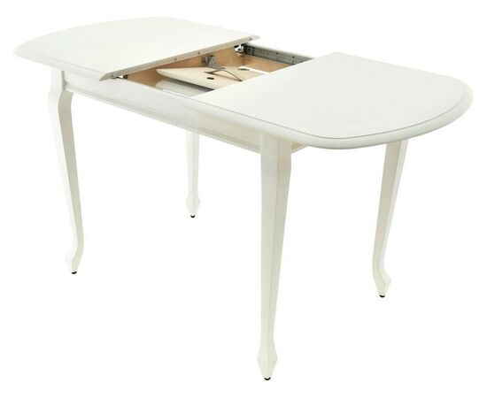 Обеденная группа (Стол Прага и 4 стула Тулон мягкий), эмаль белая, изображение 3 | Интернет магазин мебели и декора LifeDekor