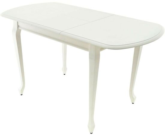 Обеденная группа (Стол Прага и 4 стула Соло Венский жесткий), эмаль белая, изображение 4 | Интернет магазин мебели и декора LifeDekor