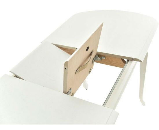 Обеденная группа (Стол Прага и 4 стула Соло Венский), эмаль белая, изображение 6 | Интернет магазин мебели и декора LifeDekor