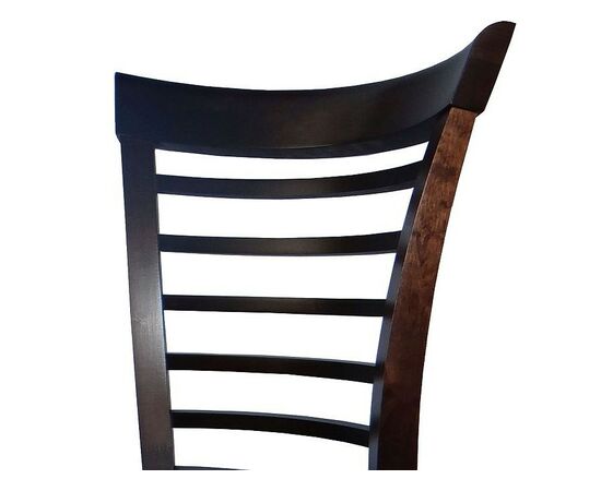 Стул «Бурбон» жесткий, орех темный, изображение 4 | Интернет магазин мебели и декора LifeDekor