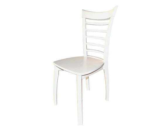 Стул «Бурбон» жесткий, эмаль белая, изображение 2 | Интернет магазин мебели и декора LifeDekor