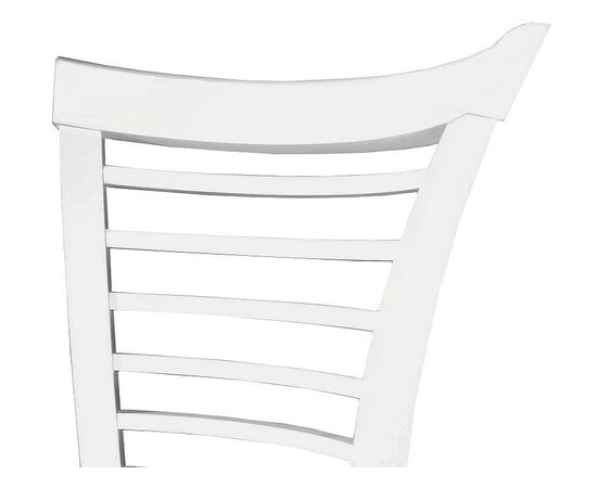 Стул «Бурбон» жесткий, эмаль белая, изображение 4 | Интернет магазин мебели и декора LifeDekor
