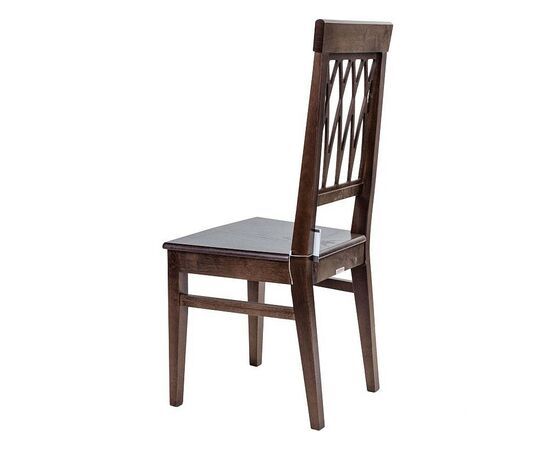 Обеденная группа (Стол Греция и 4 стула Кристиан жесткий), орех темный, изображение 10 | Интернет магазин мебели и декора LifeDekor