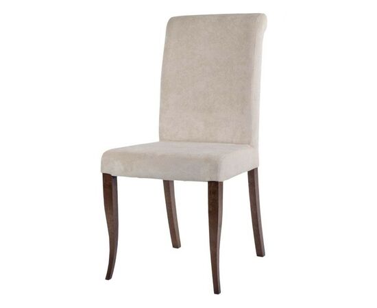 Обеденная группа (Стол Фабрицио-1 Glass и 4 стула Помпей Люкс), орех темный, изображение 10 | Интернет магазин мебели и декора LifeDekor