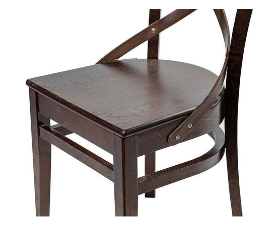 Стул «Соло Венский» жесткий, орех темный, изображение 4 | Интернет магазин мебели и декора LifeDekor