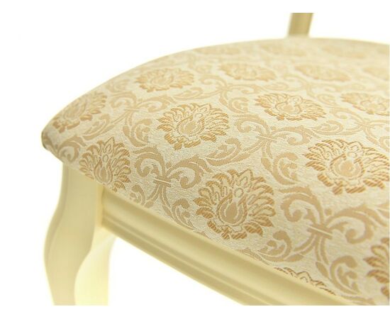 Стул «Кабриоль» с жесткой спинкой, Фермо 160-1, слоновая кость, изображение 6 | Интернет магазин мебели и декора LifeDekor
