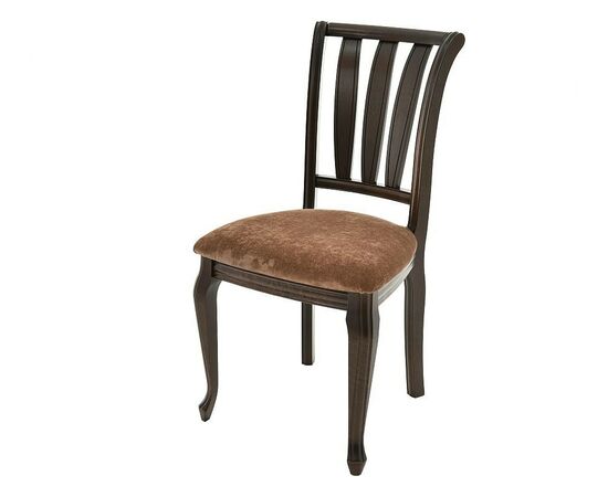 Обеденная группа (Стол Кабриоль и 4 стула Кабриоль с жесткой спинкой), орех темный, изображение 10 | Интернет магазин мебели и декора LifeDekor