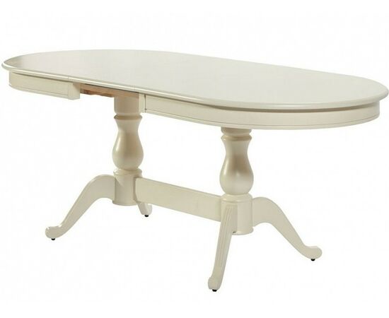 Стол «Фабрицио-2» овал 120x90, слоновая кость | Интернет магазин мебели и декора LifeDekor