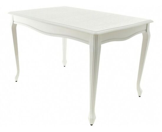 Стол «Кабриоль» 120x80, белая эмаль | Интернет магазин мебели и декора LifeDekor