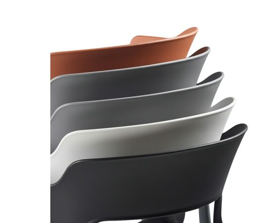 Стул Rank, пластик белый, изображение 12 | Интернет магазин мебели и декора LifeDekor