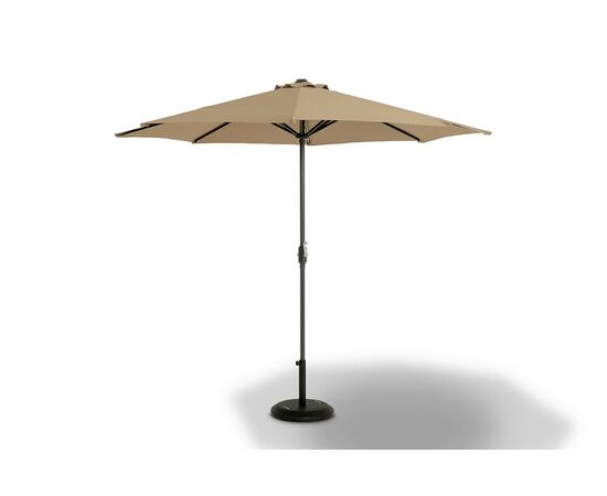 "Джулия" зонт садовый 3х3м на центральной опоре, тент бежевый | Интернет магазин мебели и декора LifeDekor