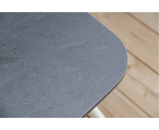 "Альбано" лаунж-зона 5-местная плетеная из роупа (веревки), каркас алюминиевый светло-серый, роуп серый меланж, изображение 15 | Интернет магазин мебели и декора LifeDekor