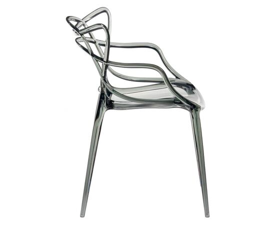 Стул Masters прозрачный серый, изображение 2 | Интернет магазин мебели и декора LifeDekor