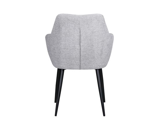 Стул обеденный Katys светло-серый рогожка, изображение 5 | Интернет магазин мебели и декора LifeDekor