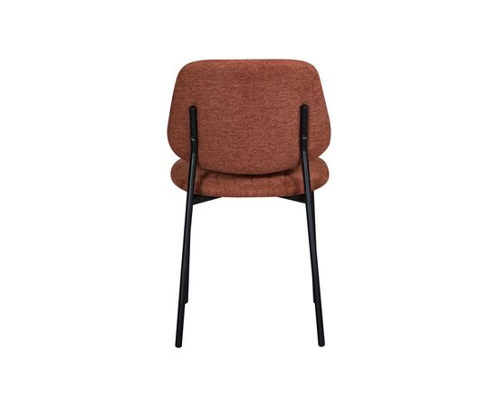 Стул обеденный Patrys терракот рогожка, изображение 5 | Интернет магазин мебели и декора LifeDekor