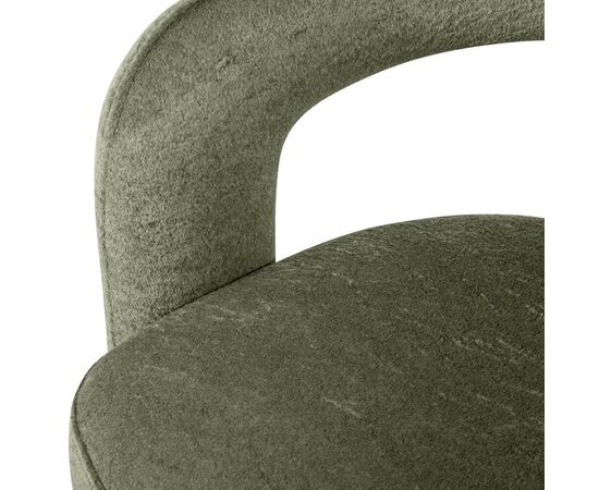Полукресло Angie, микромех Plush green, изображение 7 | Интернет магазин мебели и декора LifeDekor