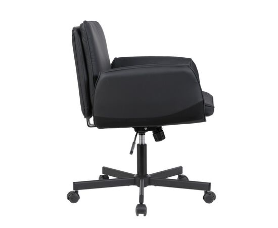 Кресло офисное TopChairs Foldo с откидными подлокотниками черное, изображение 6 | Интернет магазин мебели и декора LifeDekor