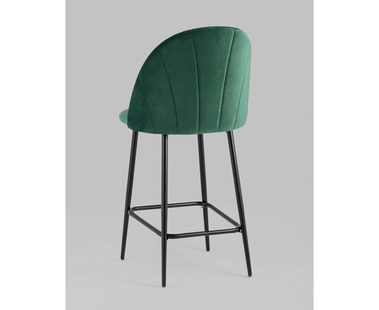Стул полубарный Логан SN велюр зелёный, изображение 6 | Интернет магазин мебели и декора LifeDekor