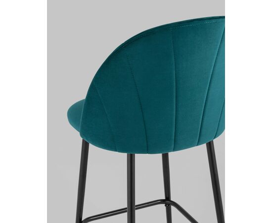Стул полубарный Логан SN велюр изумрудный, изображение 7 | Интернет магазин мебели и декора LifeDekor