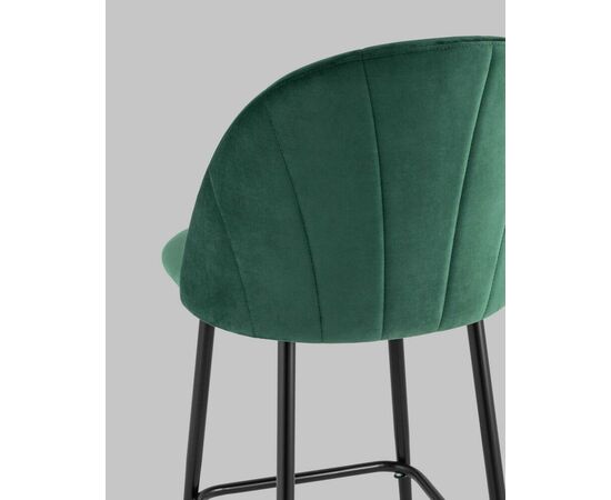 Стул полубарный Логан SN велюр зелёный, изображение 7 | Интернет магазин мебели и декора LifeDekor