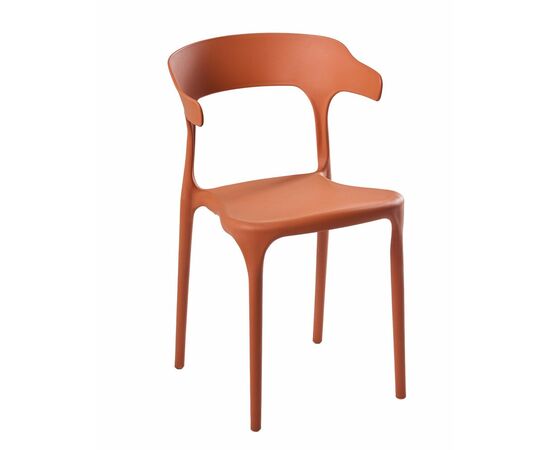 Стул Rank, пластик оранжевый | Интернет магазин мебели и декора LifeDekor