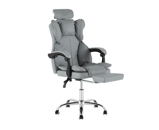 Кресло руководителя TopChairs Siento серый | Интернет магазин мебели и декора LifeDekor